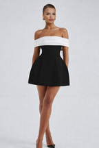 Jessica | Elegant Mini Dress with Modern Bow Detail